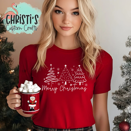 Merry Christmas White print